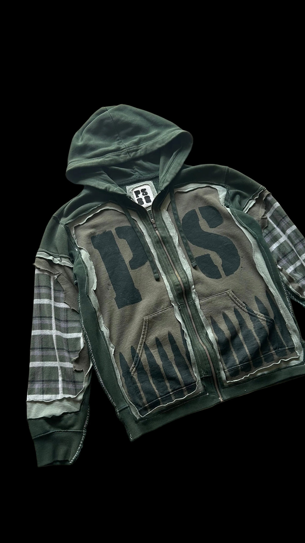 War Green Zip-Up