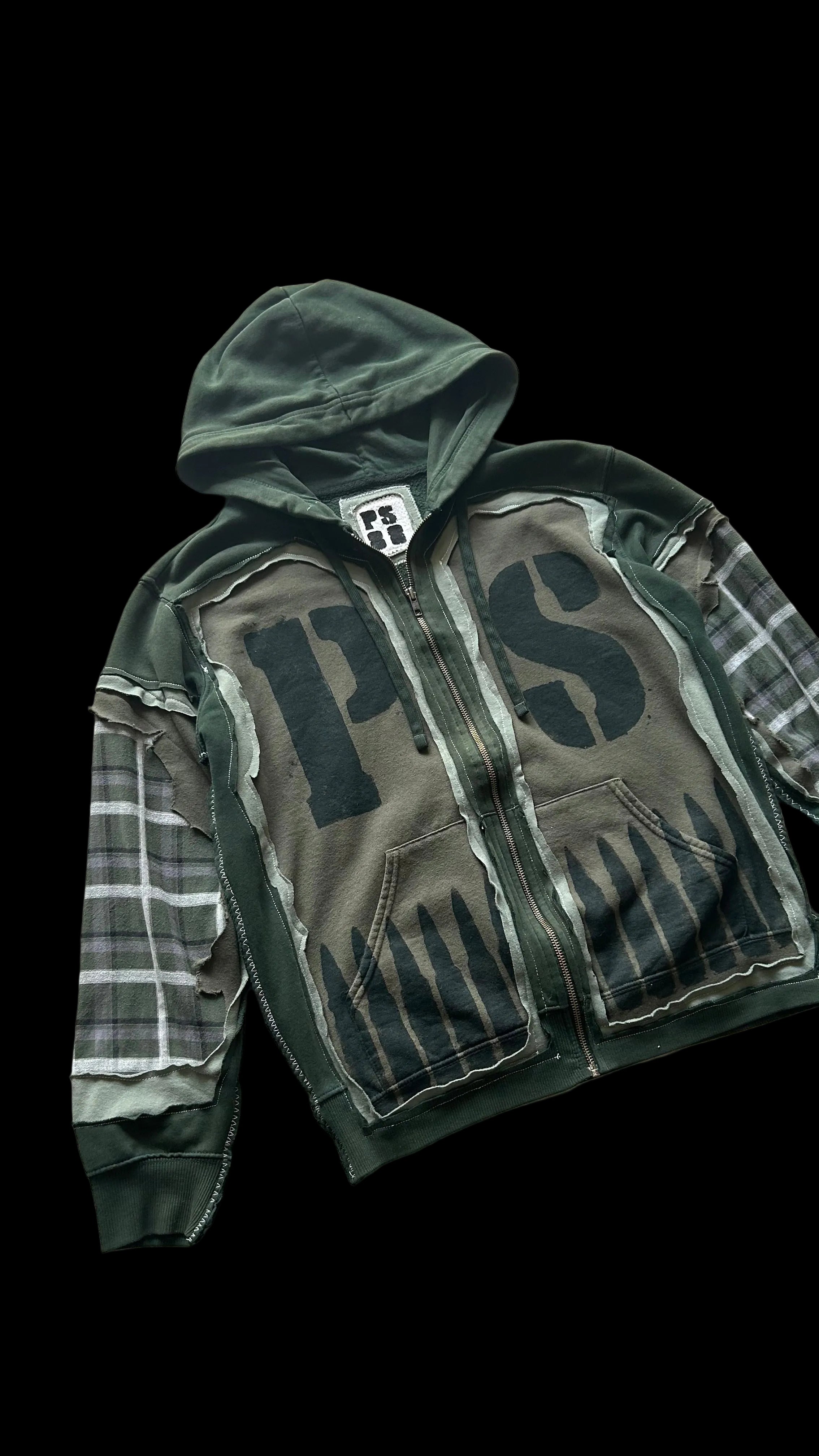 War Green Zip-Up